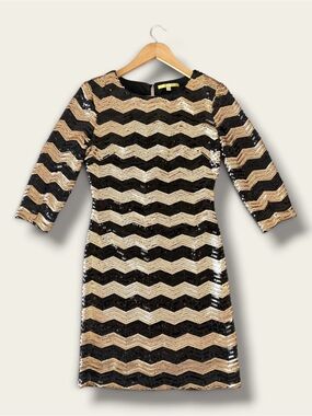 Black And Gold Chevron Dress for Sale up to 90% Off: Poshmark